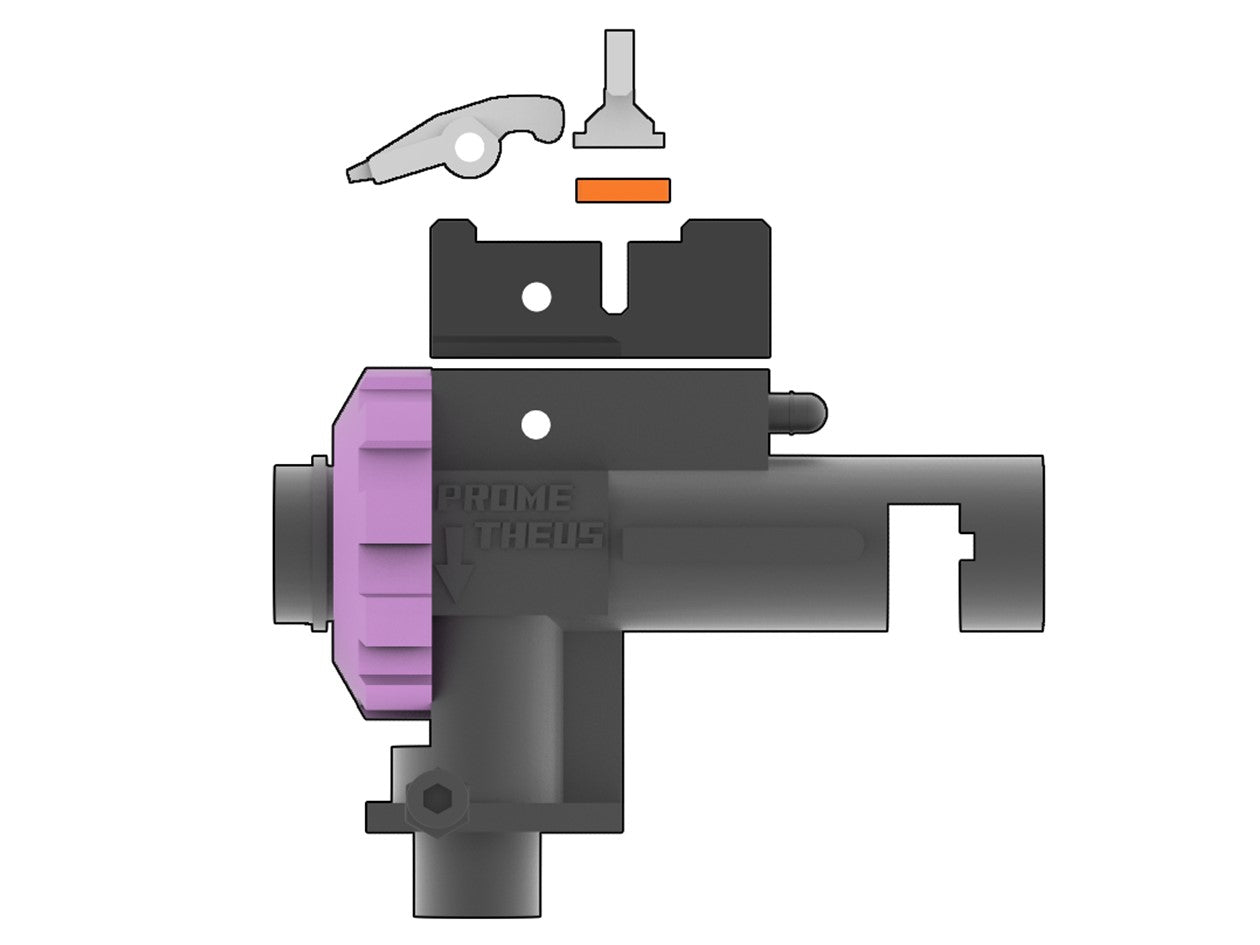 TDC Top-Down-Center Trolley for: Prometheus Rotary Chamber -