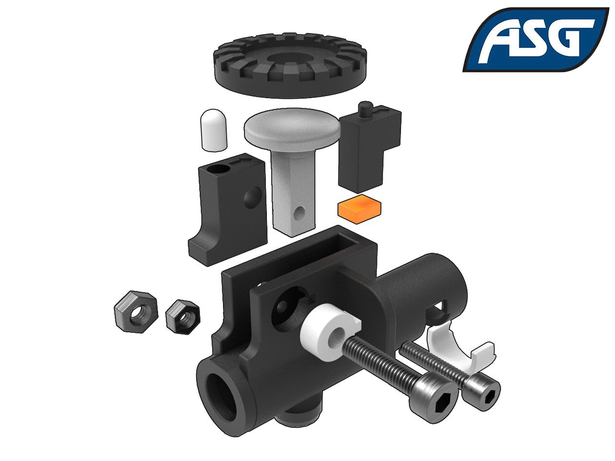 Top-Down-Center (TDC) Bracket Integration Kit for: ASG Scorpion Evo Hop-up Chamber