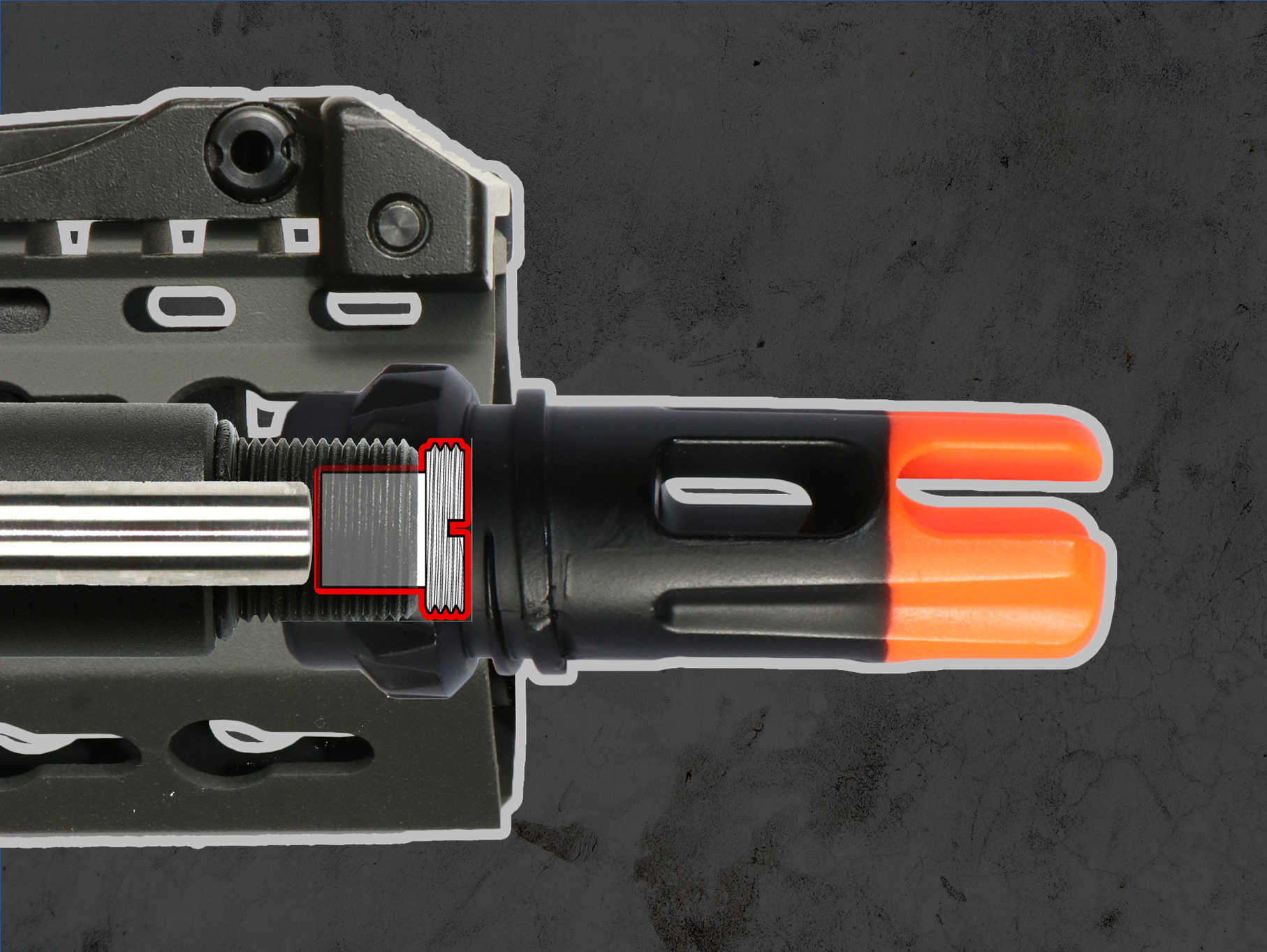 G&G CM16 SRS 7" IBS™ Inner Barrel Stabilizer