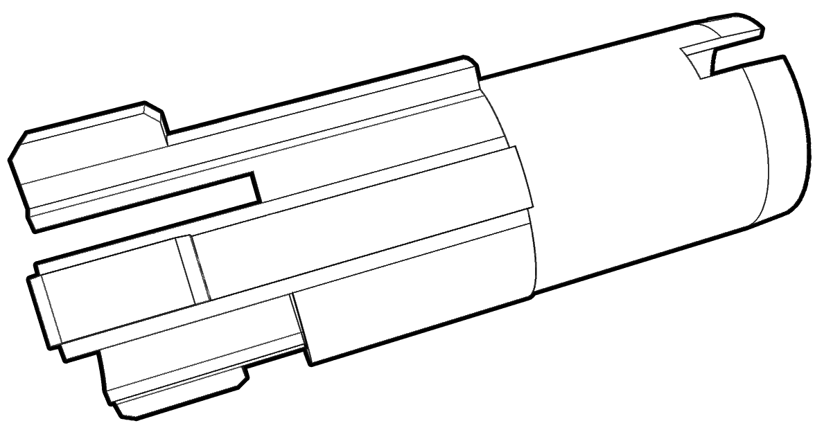 IBSU Inner Barrel Stabilizer Unit - Designed for the G&G L85A1/ A2 Series & Variants