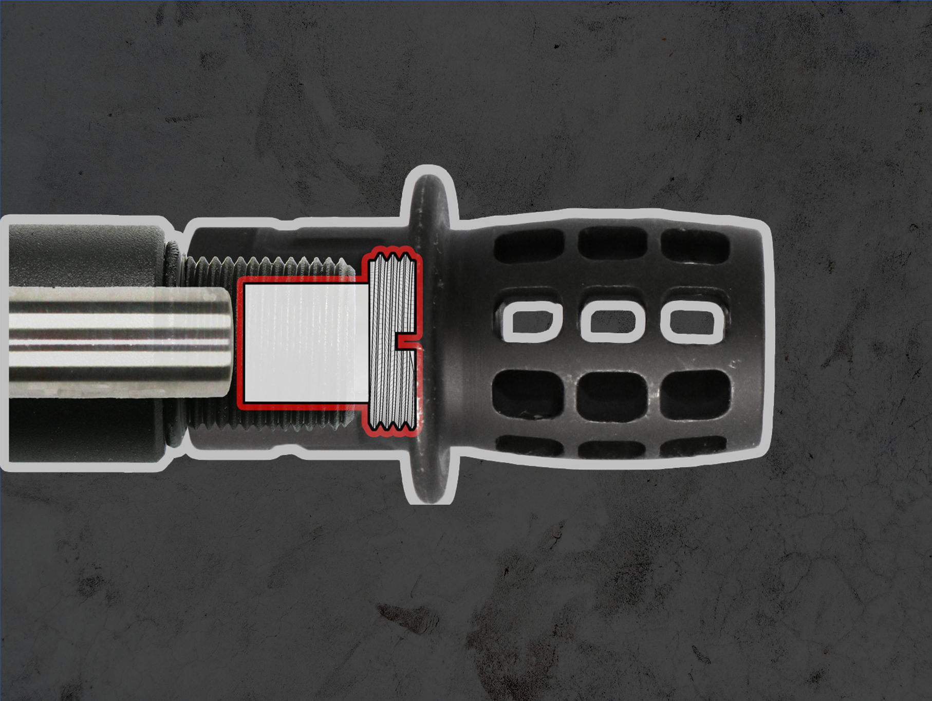 Krytac LVOA-S Warsport IBS™ Inner Barrel Stabilizer
