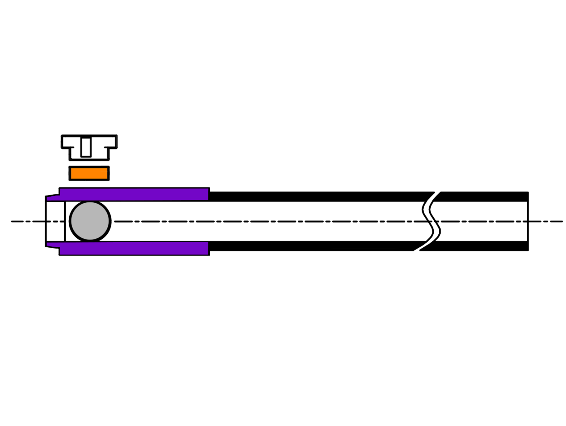 TDC Trolley with M-nub (R-Hop & Flat-hop) for Maxx Model Hop-up Chamber