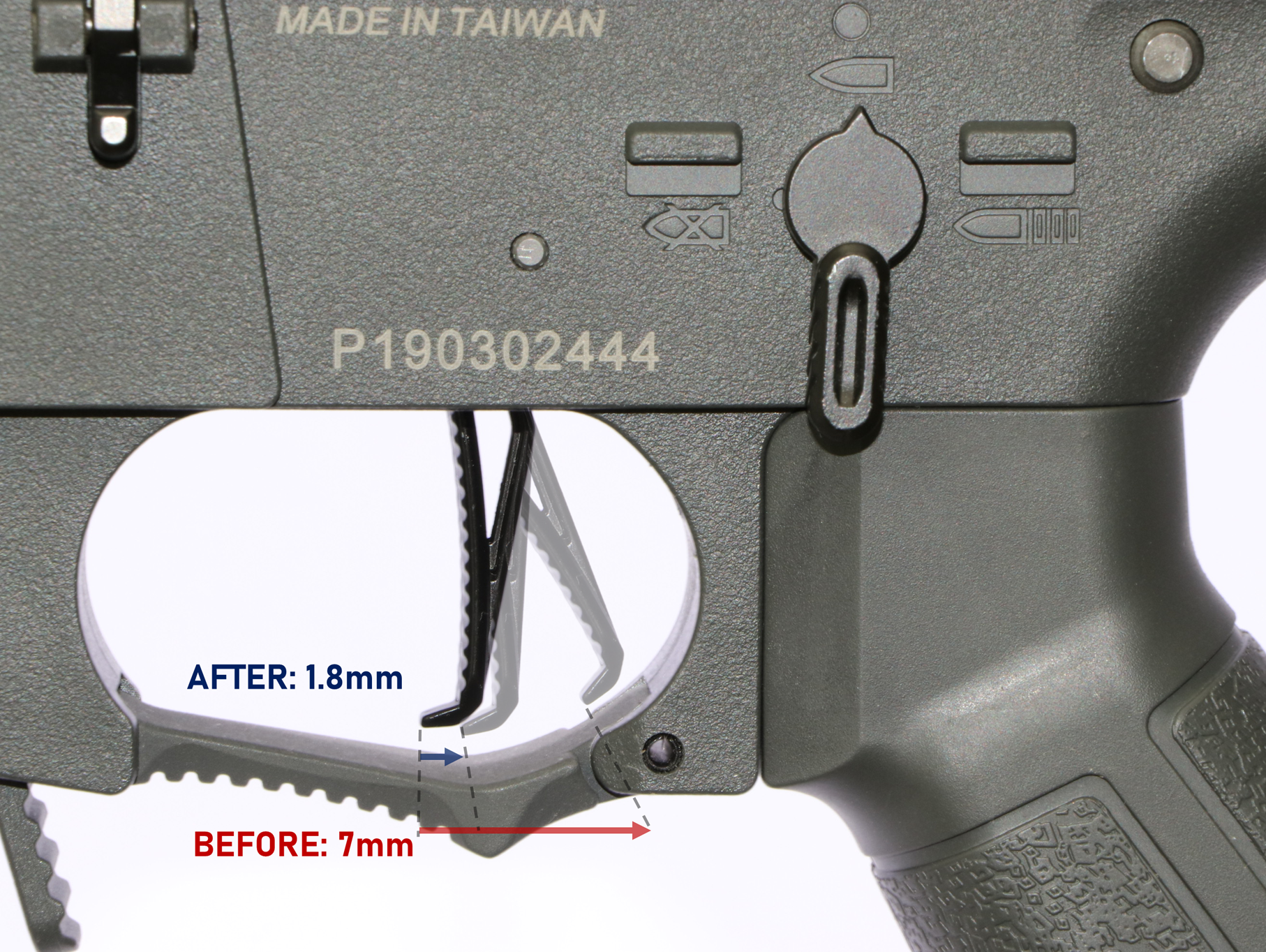 Speed Trigger Converter (STC™) - G&G ARP9 & all CM16 / TR16 ETU Series